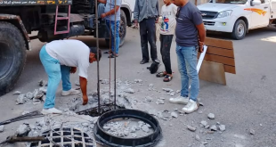 استجابة فورية لشكاوى المواطنين بعمارات الأوقاف بسبب الصرف الصحى بحي غرب كفر الشيخ