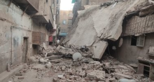 دون خسائر في الأرواح.. انهيار جزئي لعقار في مصر القديمة