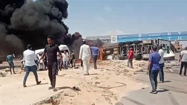 حادث تصادم على طريق مطروح- الإسكندرية وإصابة 18 شخصا