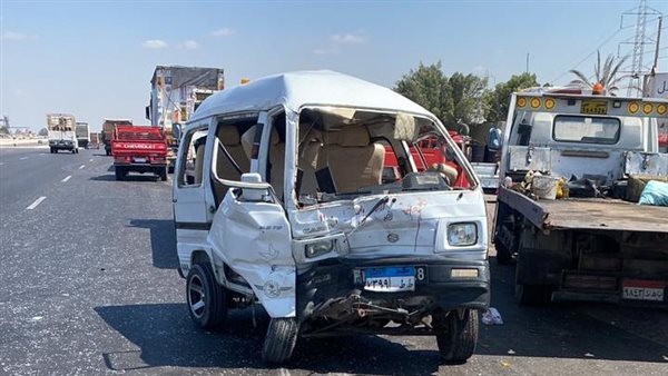 مصرع طالب و إصابة 10 تلاميذ وسائق في حادث مروع بطريق بلبيس بمحافظة الشرقية