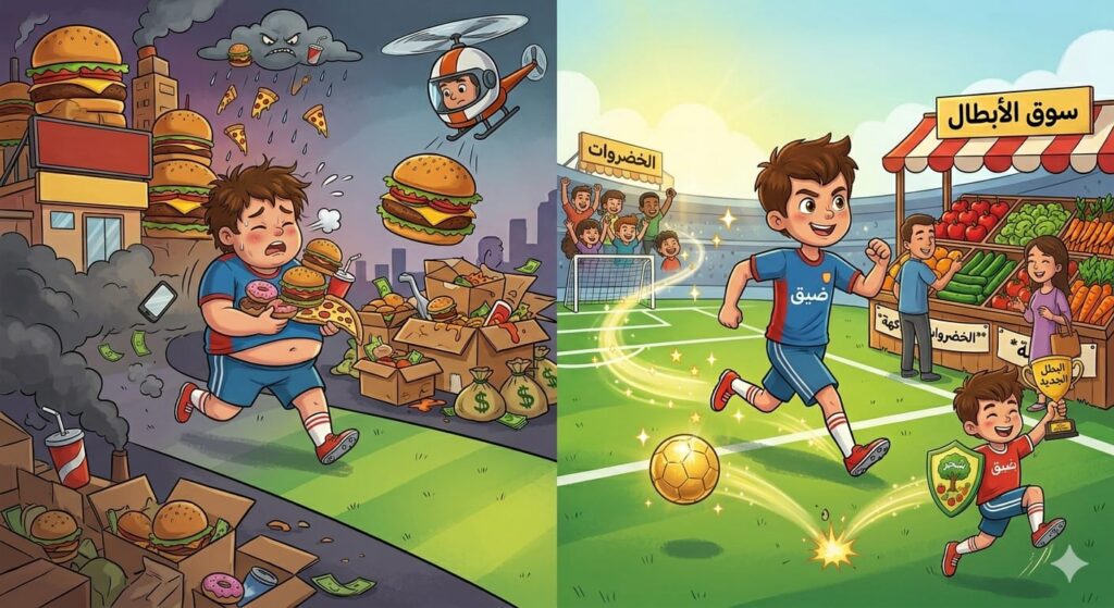 مغامرة “بندق” في مدينة الوجبات السريعة