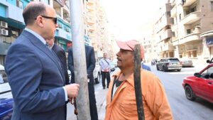 محافظ الغربية يتفقد أعمال النظافة ورفع المخلفات بشوارع طنطا