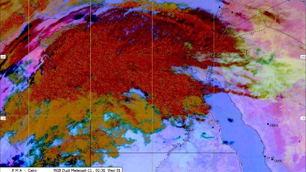 الأرصاد توضح.. هل تضرب “العواصف الدموية” مصر هذا الأسبوع؟