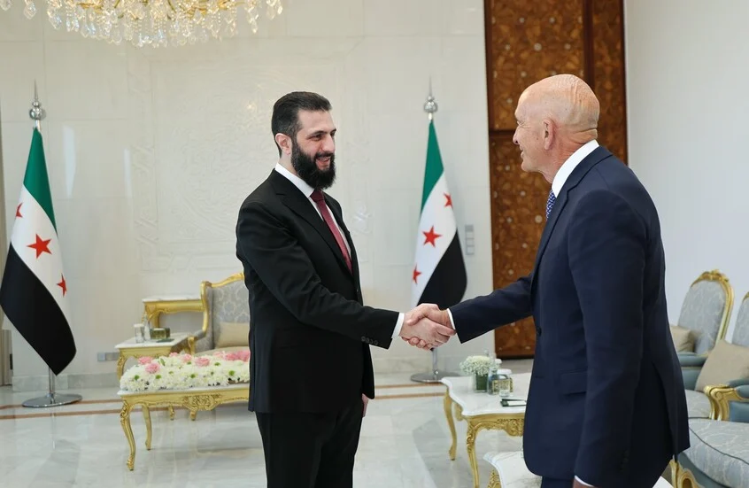 اليوم .. الرئيس السوري أحمد الشرع يستقبل المبعوث الأمريكي الخاص إلى سوريا توماس باراك