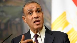 اجتماع بين وزير الخارجية المصري ونظيره الأمريكي والقطري لبحث الاستعدادات الجارية للتوقيع علي مذكرة التفاهم بين أمريكا وإيران