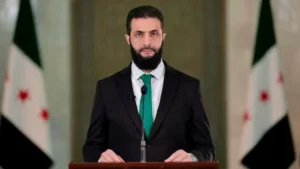 أحمد الشرع ينفي تدخل سوريا في لبنان وتأجيل حوار ترسيم الحدود بسبب نزوح مليون ونصف المليون شخص لبناني