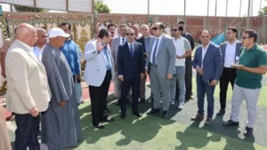 محافظ المنوفية يفتتح ملعبين كرة قدم باستثمارات تجاوزت 2 مليون جنيه