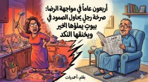 أربعون عاماً في مواجهة الرضا  صرخة رجلٍ يحاول الصمود في بيوتٍ يملؤها الخير ويخنقها النكد
