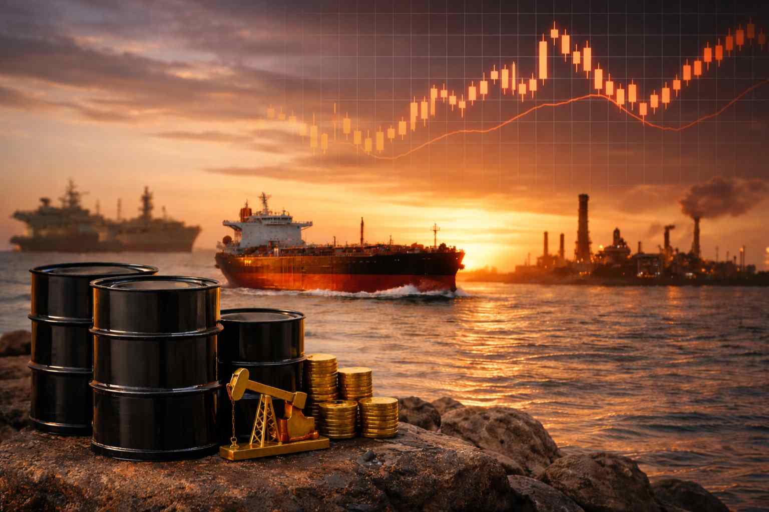 تراجع أسعار النفط بنسبة بلغت 4% بعد الأنباء المتعلقة بتعليق واشنطن للهجمات العسكرية ضد إيران