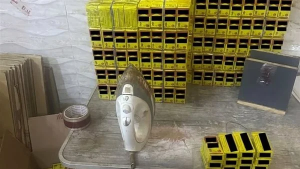 ضبط ورشة تعمل في إعادة تعبئة شاي مجهول المصدر وانتحال اسم علامة تجارية شهيرة بالجيزة