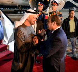 الرئيس السيسي يستقبل اليوم رئيس دولة الإمارات العربية المتحدة