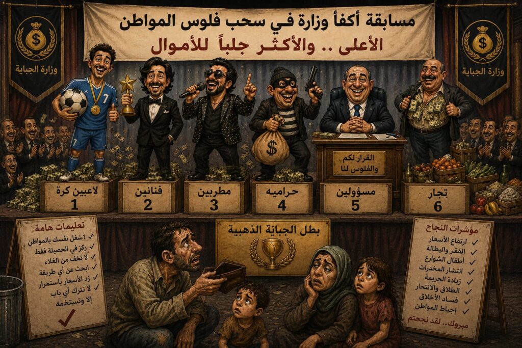 الإبتكار في الجباية..  مسابقة العام الكبرى لإختيار  أكفأ وزارة في سحب فلوس المواطن