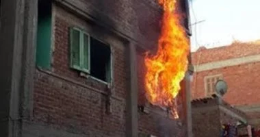 إخماد حريق داخل منزل فى منطقة كرداسة بدون وقوع إصابات