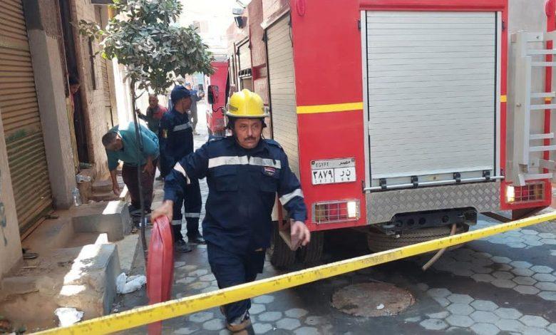 نائب وزير الصحة يتفقد موقع حريق عيادات التأمين الصحي بمدينة نصر