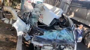 بالأسماء.. إصابة 16 أمين شرطة في انقلاب ميكروباص بطريق جمصة
