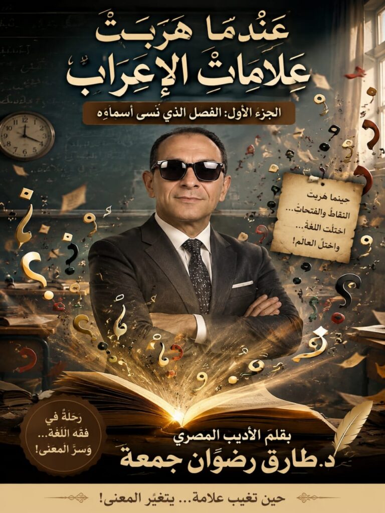 “عندما هَرَبَتْ علاماتُ الإعراب”  الجزء الأول: الفصل الذي نسى أسماءَه