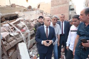عقب وفاة 4 أشخاص.. توجيه عاجل من محافظ الغربية بشأن عقار زفتى المنهار