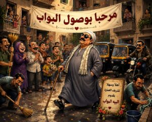 موكب البيه البواب .. العمارة تستعد والبواب يتفقد