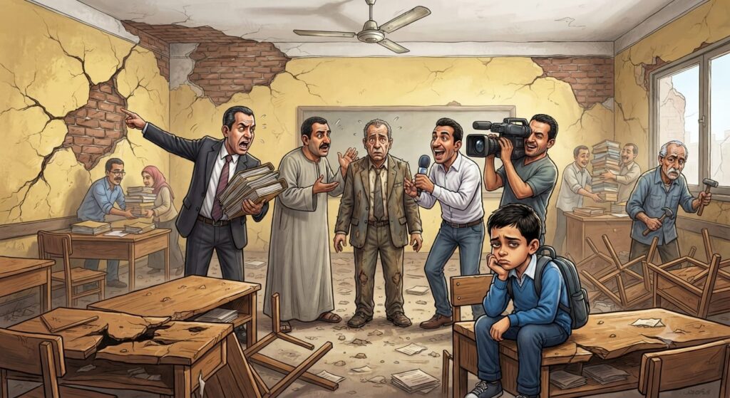 ناقد وكاشف وساتر المحافظ يكشف والناس تنتقد والوزير يكرّم… وبينهما شعب يسأل إحنا عايزين نصلّح ولا نكرّم؟