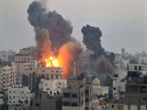 استشهاد 5 أشخاص من بينهم طفلين علي يد قوات الاحتلال الإسرائيلي في مناطق متفرقة بمدينة غزة ودير البلح وسط القطاع