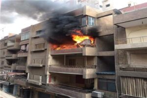 الإطفاء تنجح في إخماد حريق داخل شقة سكنية بمنطقة المعادى دون اصابات