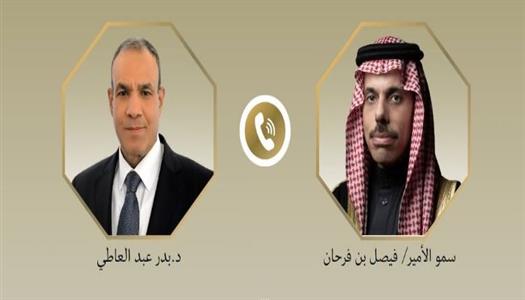اتصال هاتفي يجمع بين وزير الخارجية المصري ونظيره السعودي لبحث المستجدات بين البلدين