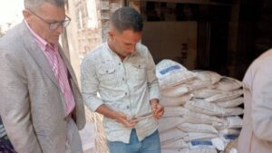ضبط 4 أطنان ملح طعام مجهولة المصدر قبل بيعها بأسواق بالغربية