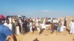 اليوم.. دفن 5 جثامين من ضحايا الهجرة غير الشرعية بمقابر الخروبة في مطروح