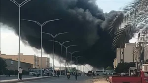 السيطرة على حريق مصنع بلاستيك في مدينة السادات بالمنوفية