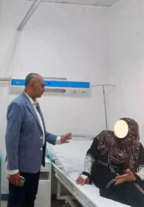 وكيل وزارة الصحة بالإسكندرية يتفقد حالات الاشتباه في التسمم الغذائي بمستشفى الجمهورية العام